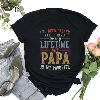 "Papa Is My Favorite Name" Father's Day T-Shirt