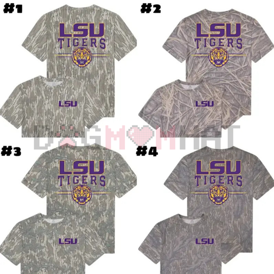 LSU Tigers Camo T-Shirt – Mossy Oak Original Bottomland Tee