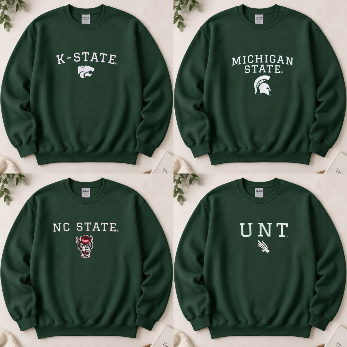Tailgate Tradition Crewneck – Vintage Embroidered College Gameday Sweatshirt