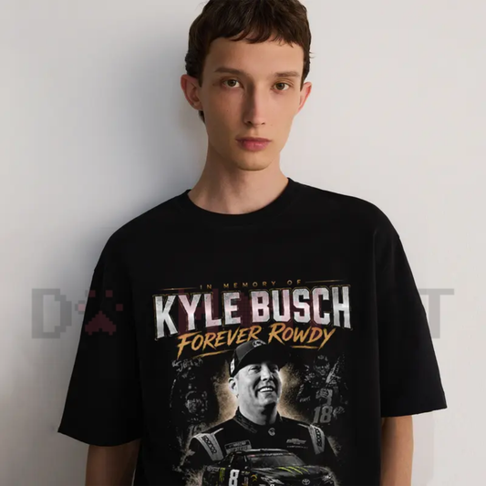 Kyle Busch "FOREVER ROWDY" Graphic T-Shirt