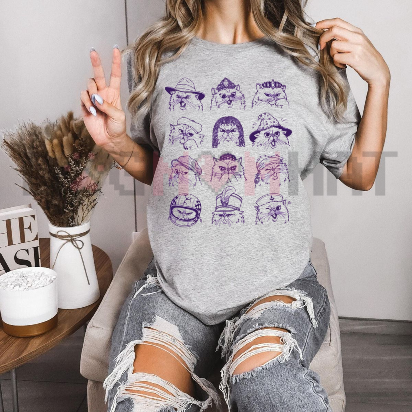 Donut's Hats Graphic T-Shirt - Funny Bakery & Foodie Fashion Tee