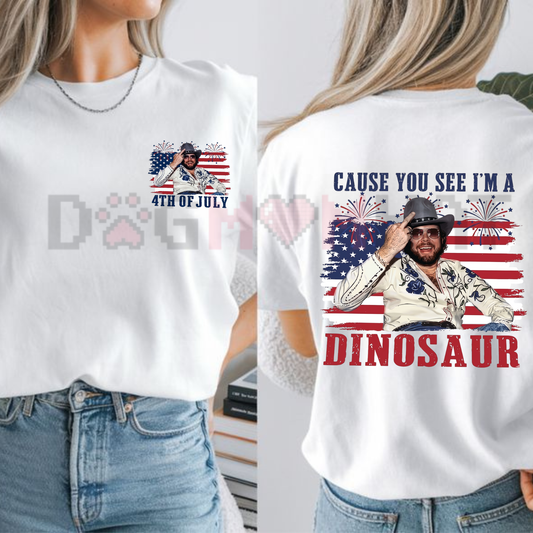 Dinosaur Bocephus Western Country Tee