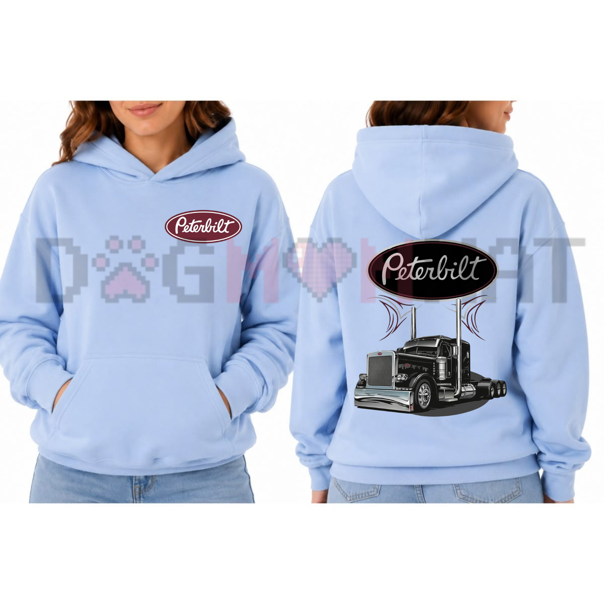 Parke Horizon Hoodie – Big Rig Semi-Truck Classic Black Pullover Graphic Sweatshirt