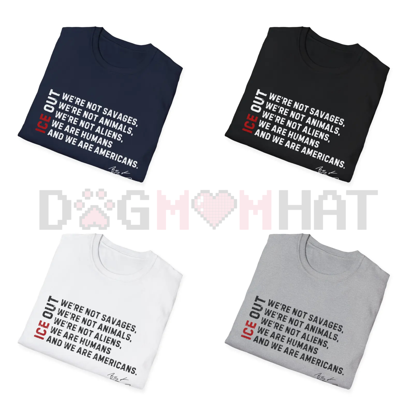 "I.C.E. Out" Political Activist Tee