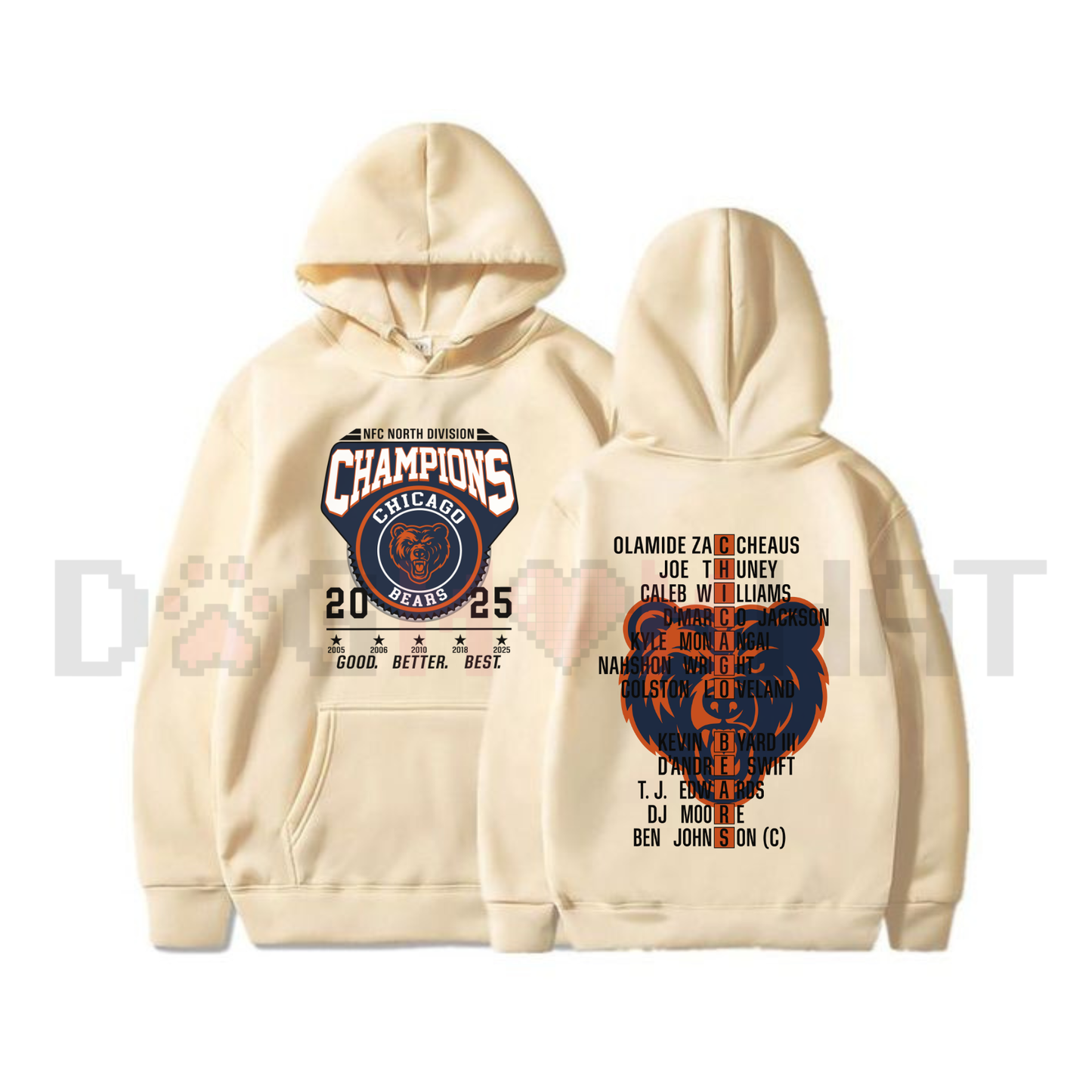 Chicago Gridiron Heritage NFC Champs Hoodie