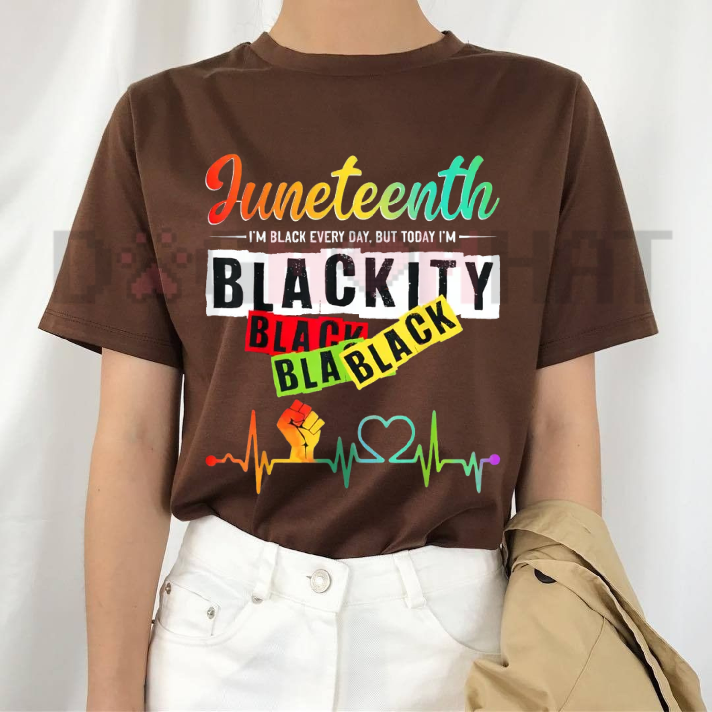 Juneteenth "Blackity Black Black" Unisex Oversized Tee