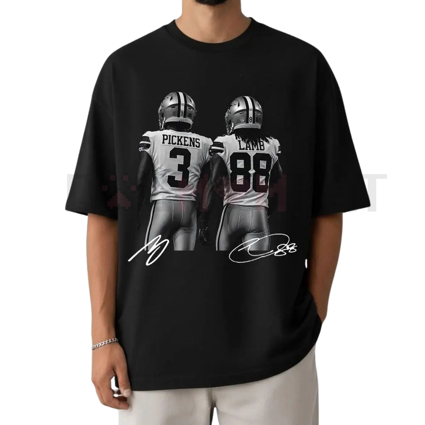 George Pickens & CeeDee Lamb Funny Graphic Tee – Unisex Casual Football Shirt