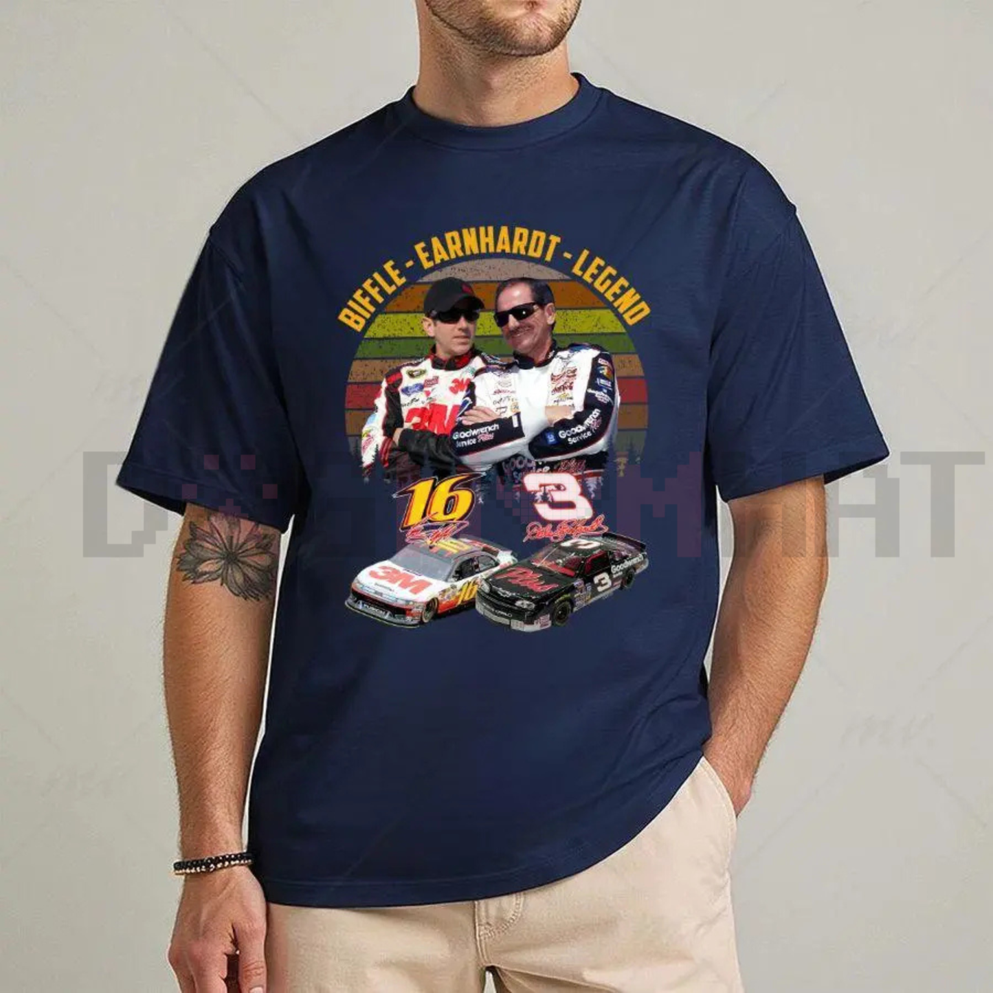 The Biff #16 & Earnhardt "Legends Never Die" T-Shirt