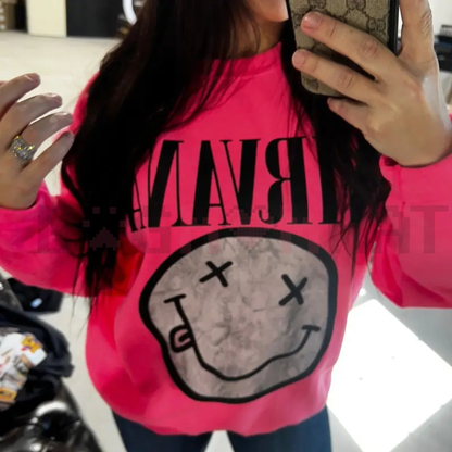 Edgy Monochromatic Urban Camo Crewneck