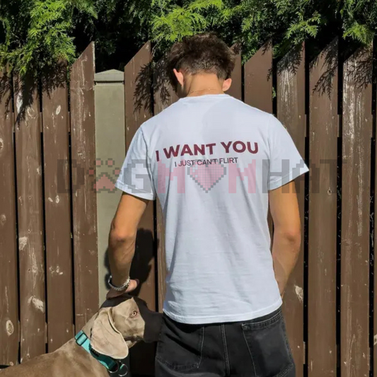 "I WANT YOU" Funny Streetwear Graphic Tee – Bold Statement T-Shirt for Men & Women, Unisex Gift