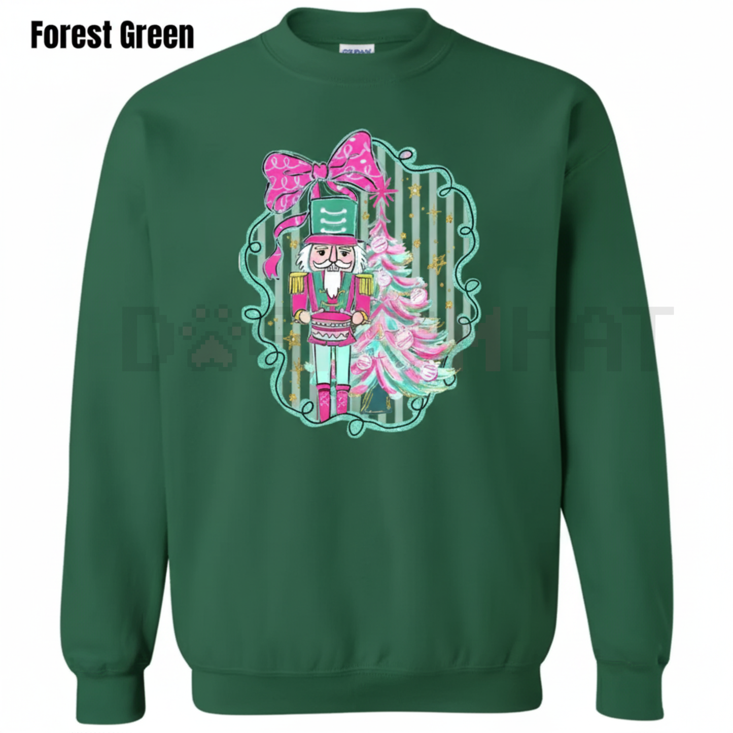 Pink & Teal Nutcracker Sweatshirt
