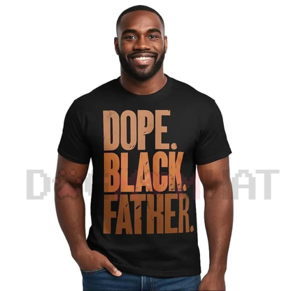 Father's Day Gift For Dad - Men's Premium Cotton Round Neck Graphic Tee