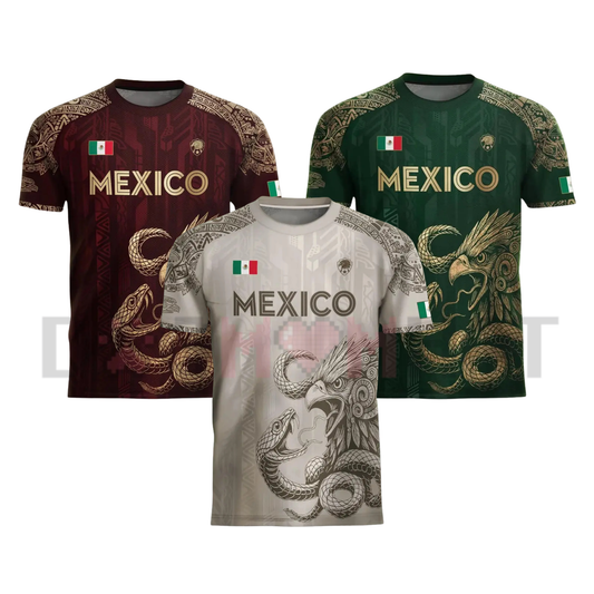 Mexico Aztec Eagle Heritage Soccer Jersey