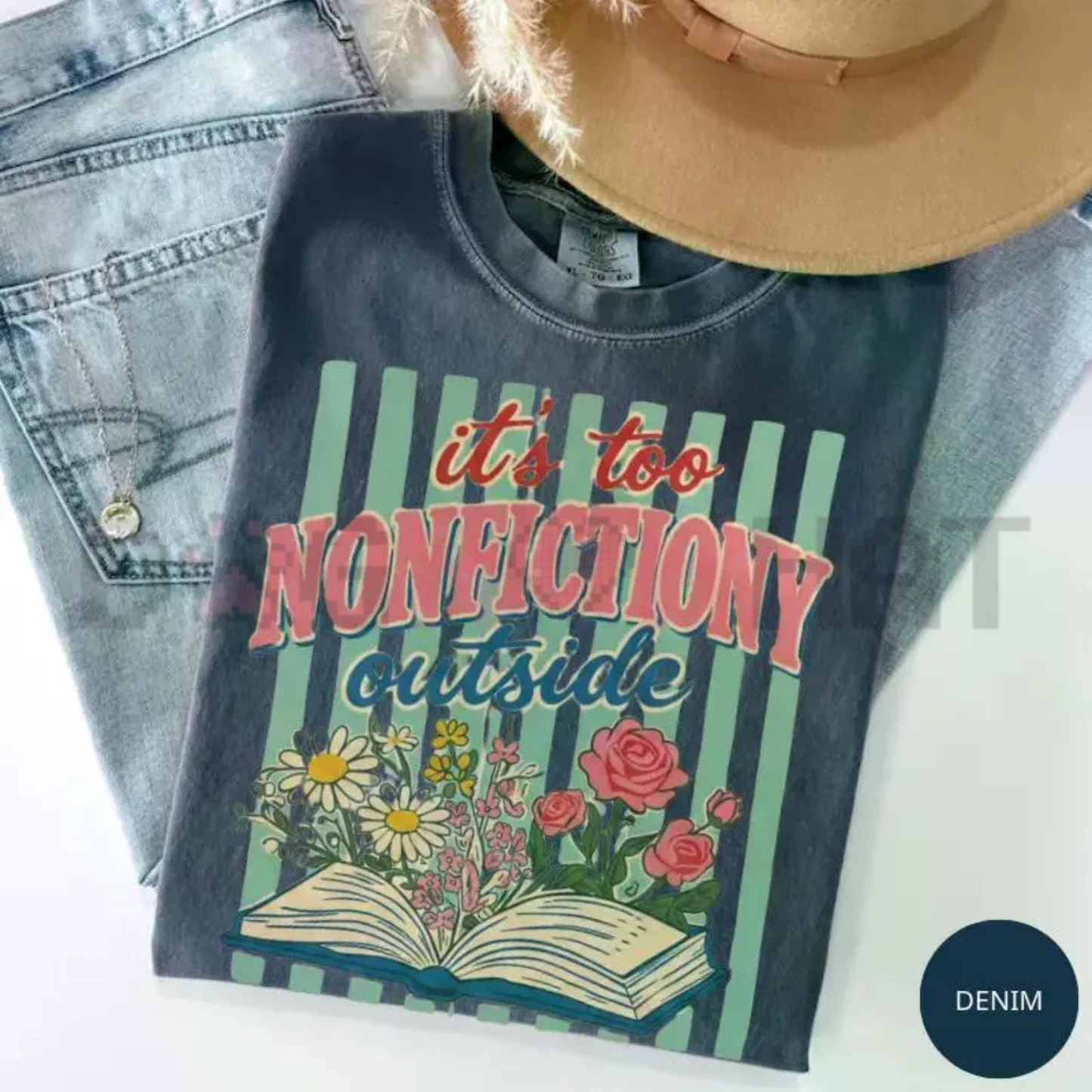 Booktrovert Floral Shirt – Cute Book Lover Tee