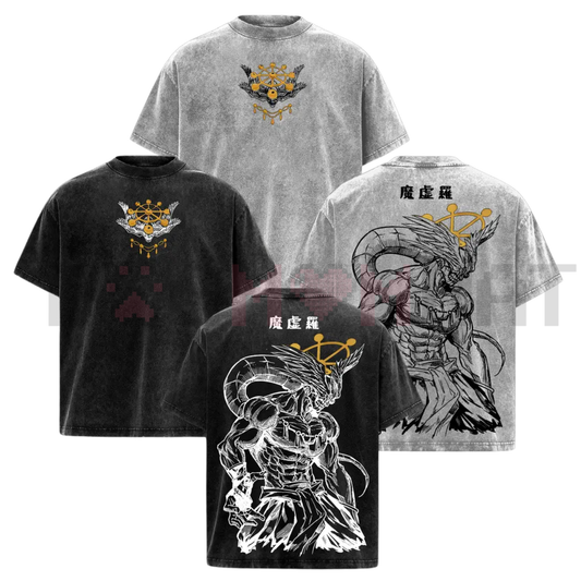 Mahoraga JJK Vintage Washed Tee