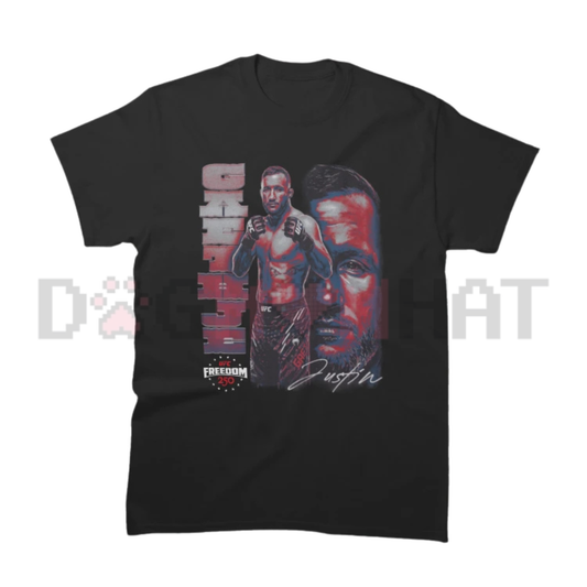 Justin Gaethje "Freedom 250" Vertical Name Tee