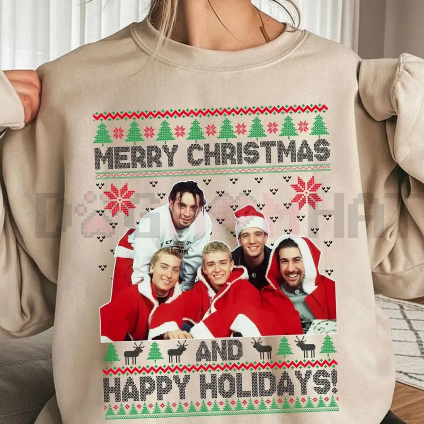 Vintage NSYNC Christmas Sweatshirt