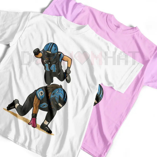 Amon-Ra St. Brown & Jahmyr Gibbs Celebration T-Shirt – Funny Detroit Football Merch
