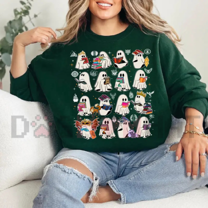"SJM Universe Spooky Ghost Book" Fantasy Booktok Sweatshirt