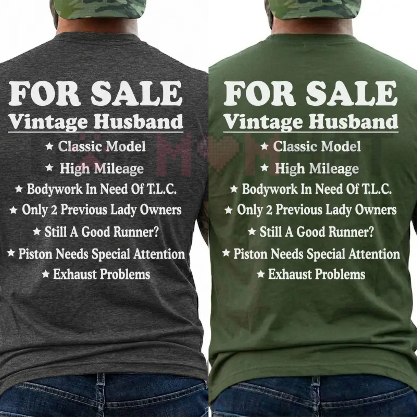 Husband For Sale" Funny T-Shirt – Sarcastic Husband Graphic Tee