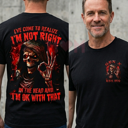 Chaosmoda Generation X Skull Graphic Tee
