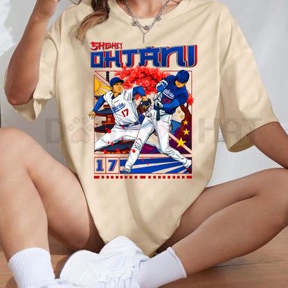 Shohei Ohtani Graphic T-Shirt LA Baseball MVP Tee – Angels Dodgers Japan MLB Fan Apparel