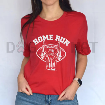 Confused Sports Mom Touchdown Graphic Tee - Funny Football Baseball Homerun Unisex Cotton Shirt