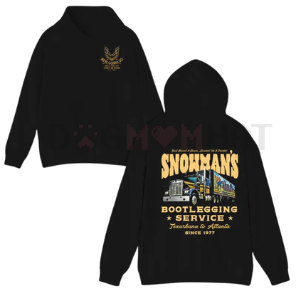 Snowman's Bootlegging Service 2-Side Hoodie