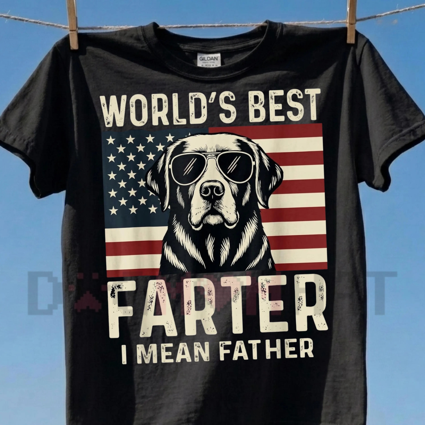 Retro Chihuahua Dad T-Shirt – Humorous World's Best Farter Father's Day Gift
