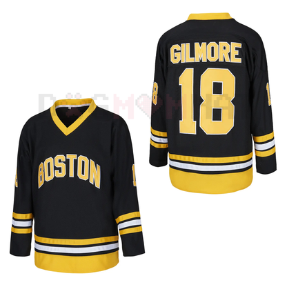 The Gilmore #18 Boston Hockey Jersey – Premium 1996 Movie Fan Replica