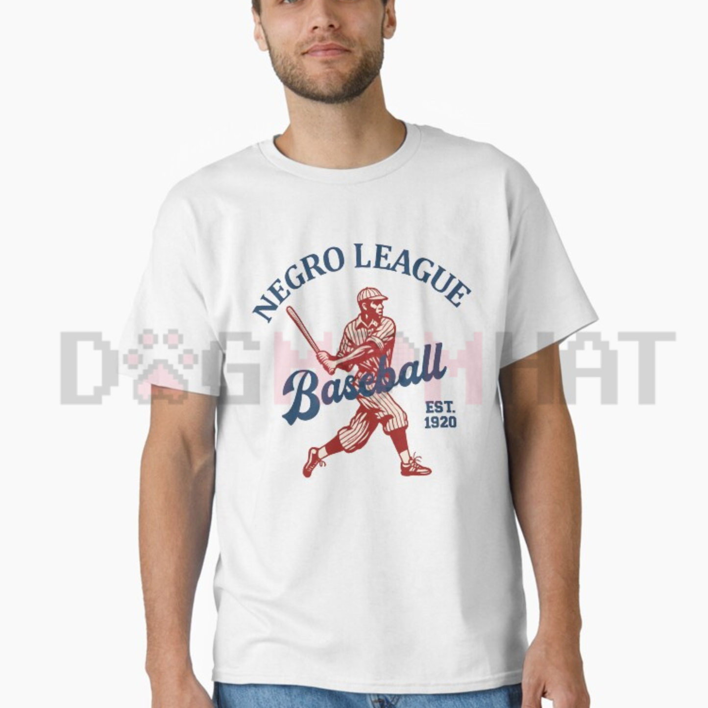 Vintage League Baseball Black History "1920" Graphic Tee