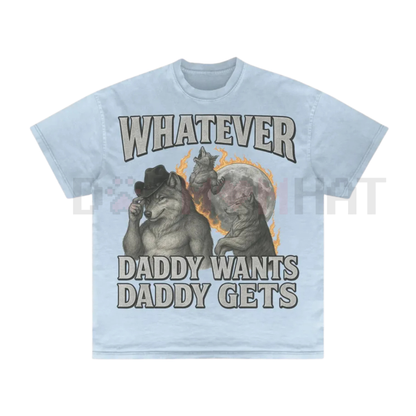 Edgy Viral Slogan T-Shirt – Unisex Dark Humor Werewolf Meme Cringe Apparel