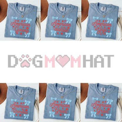 4th of July Mama & Nana Shirt – Coquette Patriotic Tee