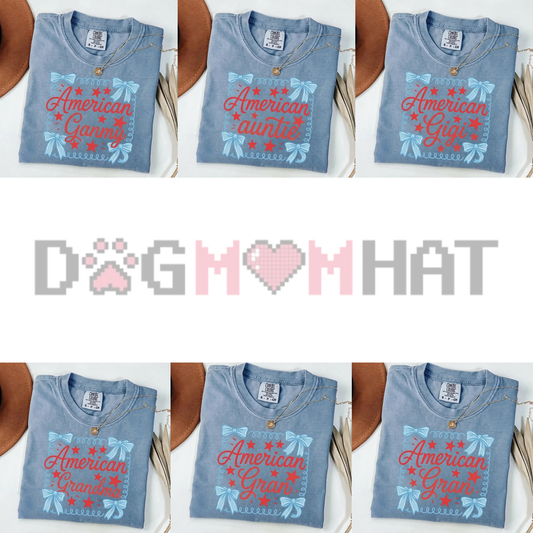 4th of July Mama & Nana Shirt – Coquette Patriotic Tee