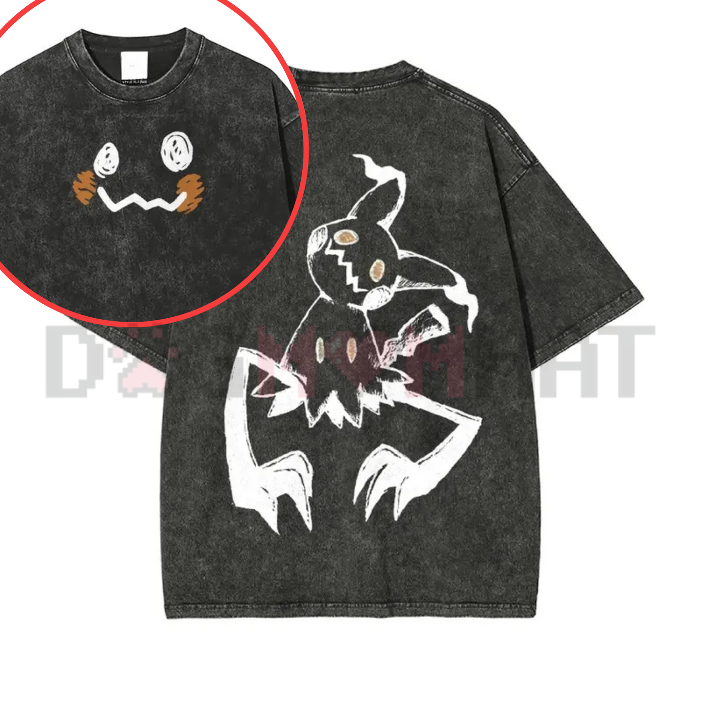 "Pocket Monsters" Washed T-Shirt