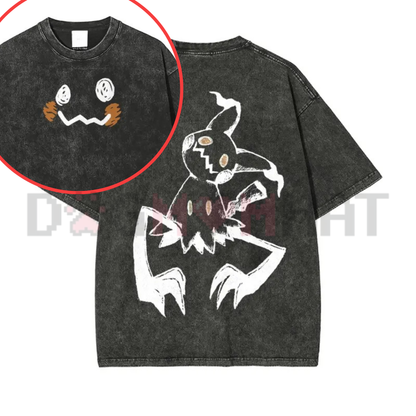 "Pocket Monsters" Washed T-Shirt