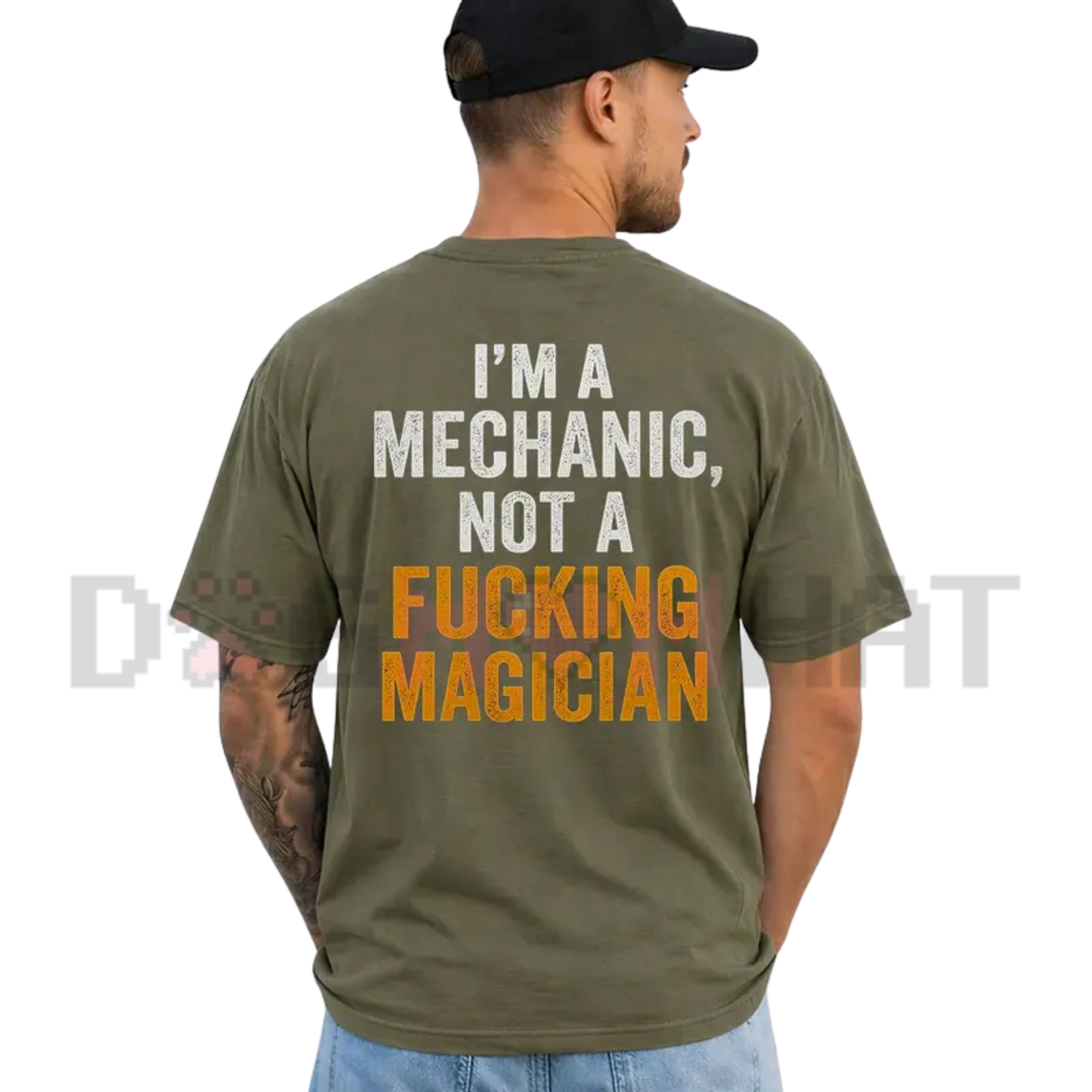 I'm A Mechanic Not A Magician T-Shirt - Funny Auto Repair Graphic Tee