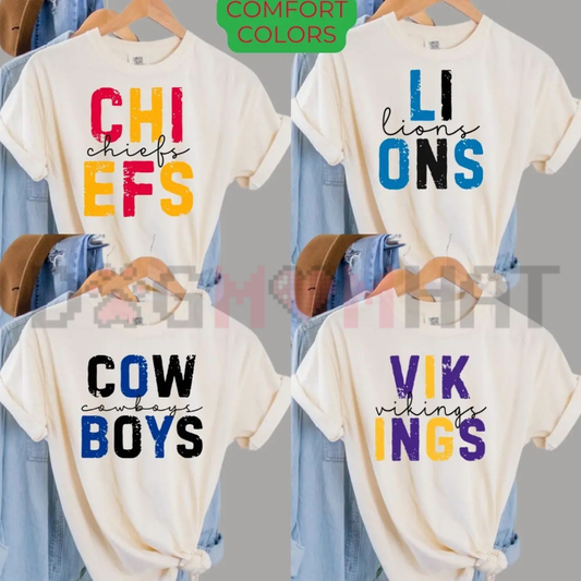 First Down Football Ivory Graphic Tee - Vintage Retro Game Day Soft Cotton Unisex Custom Team Sport T-Shirt