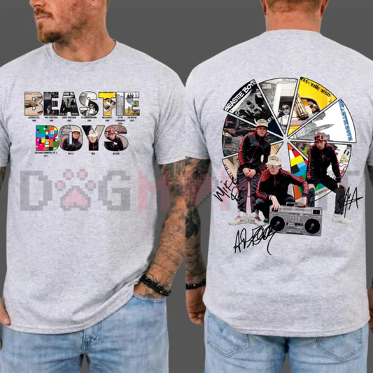 Retro Beastie Boys Hip Hop Album Graphic Tee - Vintage 90s Rap Band Soft Cotton Unisex Made In USA Streetwear T-Shirt