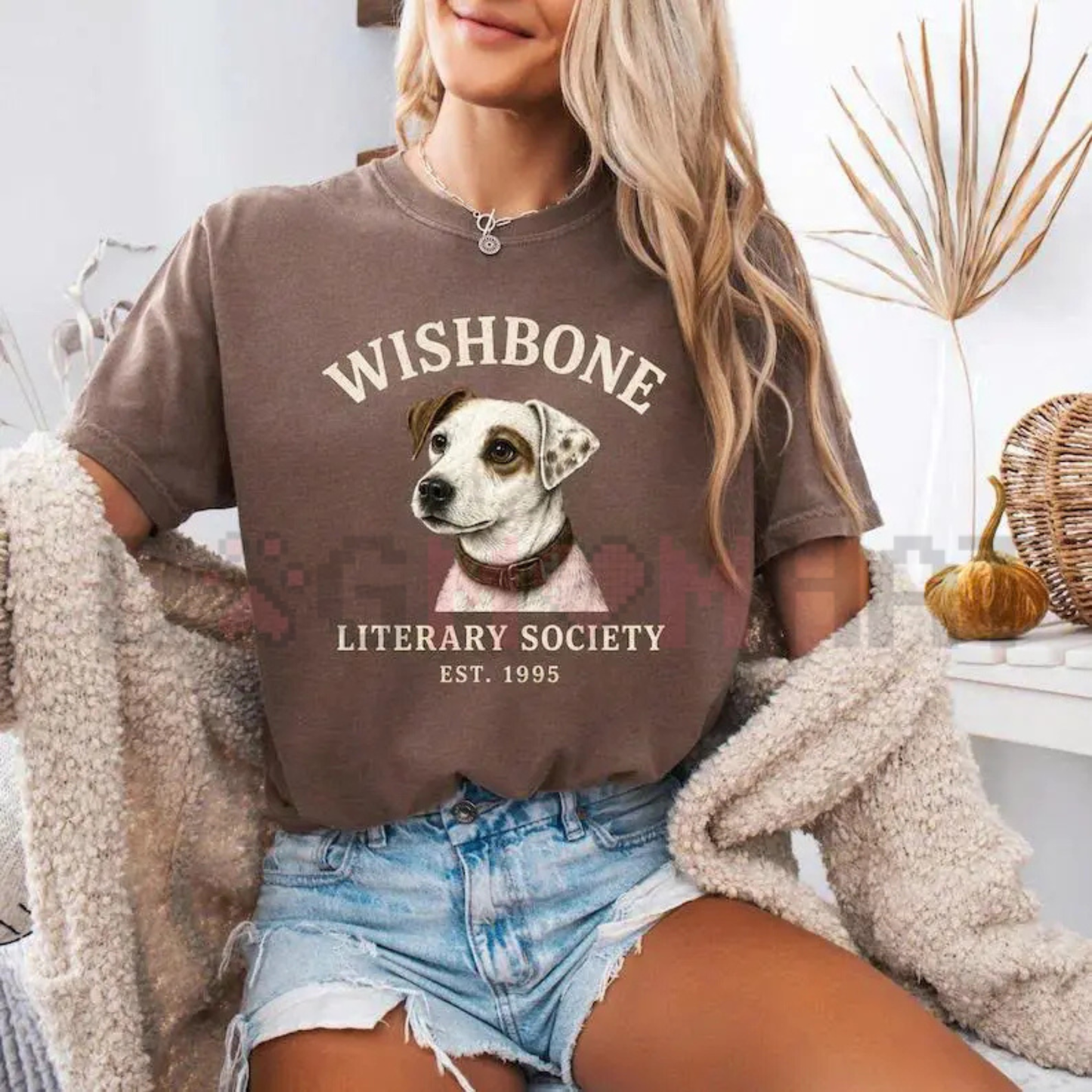 Vintage "Wishbone Literary Society" Tee