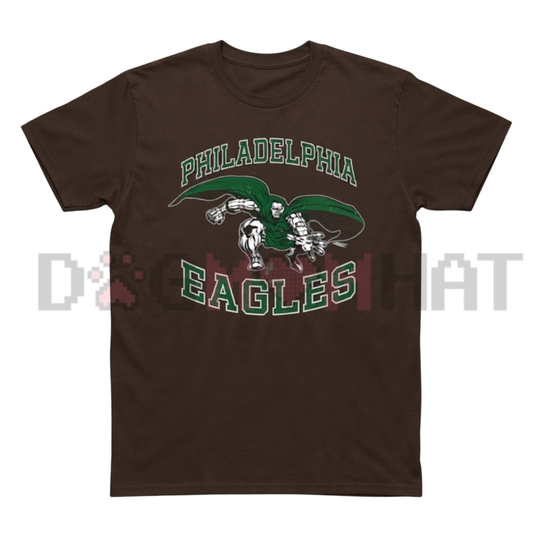 Official Philadelphia Eagles Doctor Doom 2026 T-Shirt - NFL Marvel Mashup Tee