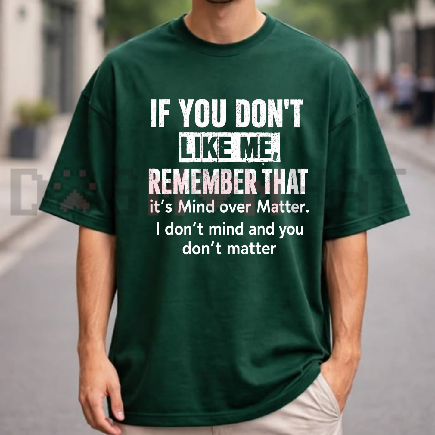 Inner Strength Mindfulness Graphic Tee - Inspirational Mind Over Matter Pure Cotton Unisex T-Shirt
