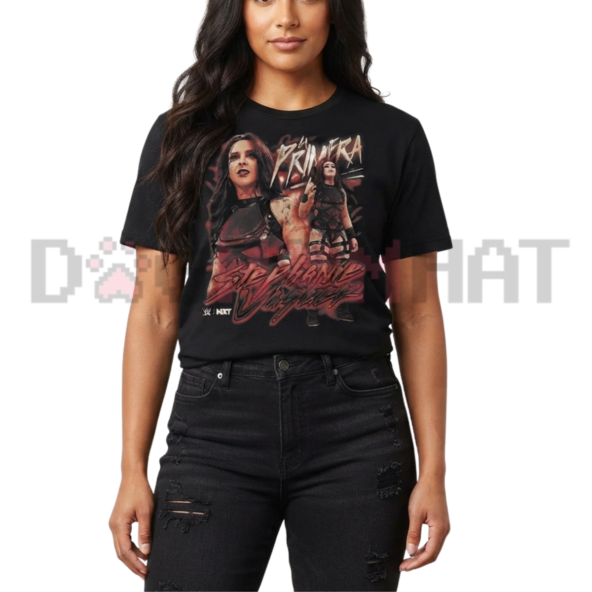 Stephanie Vaquer Grunge Pro Wrestling Graphic T-Shirt