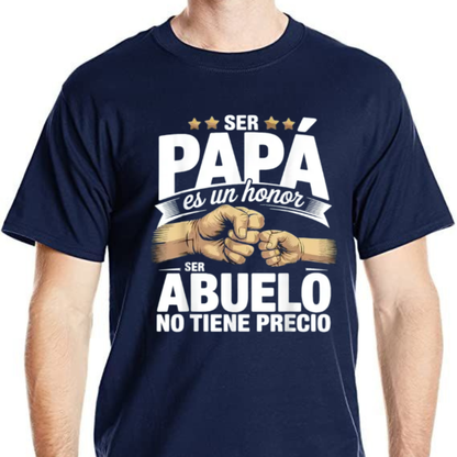 "Ser Abuelo" Retro Graphic Tee – Vintage Father's Day Menswear