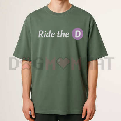 "Ride The D" Funny Urban Transit T-Shirt