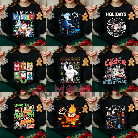 Red Nosed Reindeer Christmas Shirt – Rudolph and Friend Xmas Sweatshirt, Classic Christmas Movie Tee