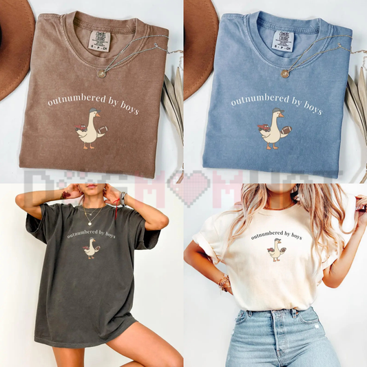 Funny Boy Mom Goose T-Shirt