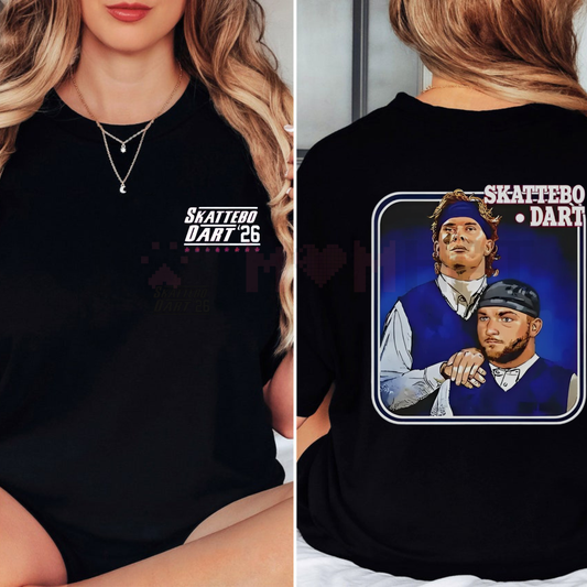 New York Giants Cam Skattebo #26 T-Shirt – Jaxson Dart Rookie Hype Tee