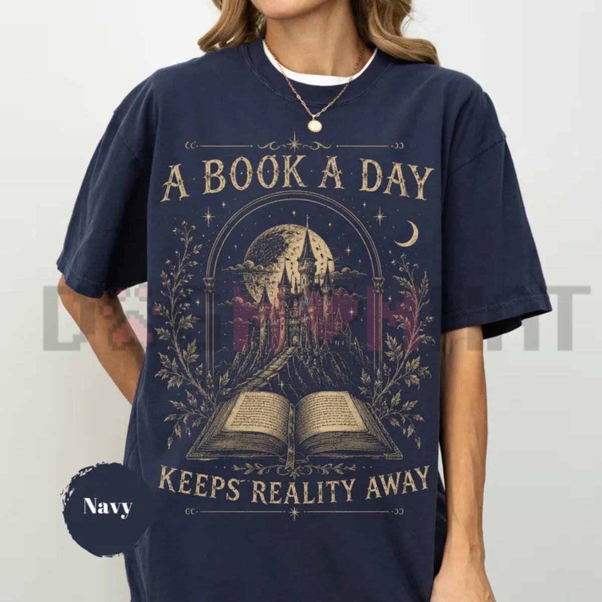 "A Book a Day Dragon" Graphic T-Shirt