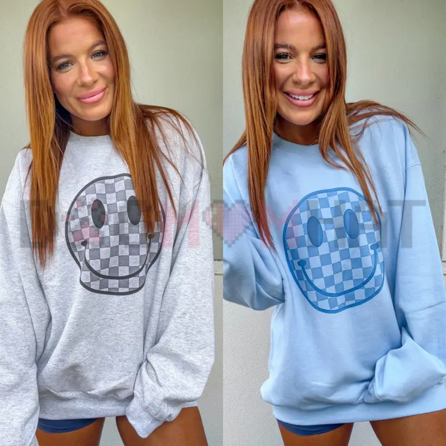 Vibrant Expression Smiley C.O.C. Graphic Sweatshirt - Colorful Pop Art Crewneck Pullover Streetwear Jumpers